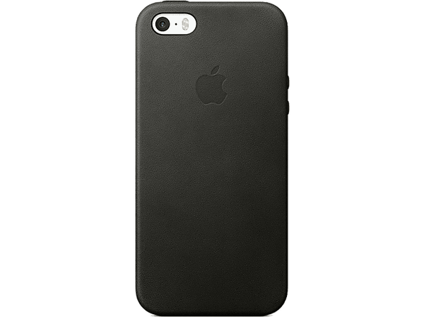 Funda - Apple, para iPhone SE, Piel, Negro