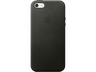 Funda - Apple, para iPhone SE, Piel, Negro