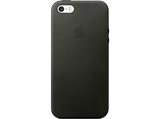 Funda - Apple, para iPhone SE, Piel, Negro