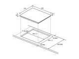 Pack Horno + Encimera - Candy Multifunción, Pirolisis + Aqualisis, 70 l, Inducción, 3 Zonas, Zona grande 29 cm, Inox