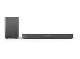 Barra de sonido - Philips TAB5309/10, Bluetooth, Subwoofer Inalámbrico, 120 W, Gris oscuro