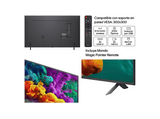 TV QNED Mini LED 65 - LG 65QNED85B6B, UHD 4K, Procesador Inteligente α8 AI Processor 4K Gen3, Smart TV, DVB-T2 (H.265), Negro