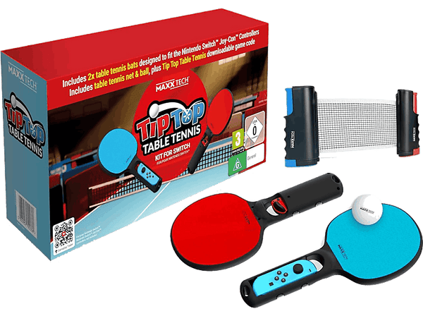 Nintendo Switch Tip-Top Table Tennis (Código de descarga) + Set tenis 126432