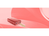 Powerbank - CellularLine Essential, 10000 mAh, 12W, 72 horas, USB C, USB A, Rojo