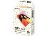 Película fotográfica - Fujifilm Instax Mini, pack de 10, Sprinkles