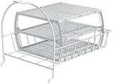 Accesorio lavadora - Bosch WMZ20600, Cesto redondo para seno de fregadero, Blanco