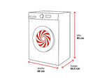 Lavadora secadora - Samsung WD90HG6U94BEU3, 9 kg de lavado, 6 kg de secado, 25 programas, Autodosificación, Wifi, Blanca