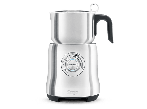 Espumador de leche - Sage the Milk Café™, 500W, 740ml, 3 Tazas, Calentamiento por Inducción, Acero inoxidable cepillado
