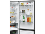 Frigorífico combi - Candy CNCQ2T618EX, Total No Frost Circle+, 185 cm, 355 l, App hOn, LED interior, Inox