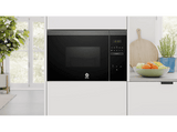 Microondas con grill integrable - Balay 3CG4175G3, 900 W, 5 niveles, 25 l, Limpieza Hidrolítica, Control deslizante, Negro Grafito