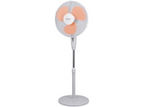 Ventilador de pie - KOENIC EU01_108556, 45W, 4 Velocidades, Oscilación, Inclinación Ajustable, Blanco