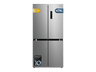 Frigorífico americano - Cecotec Bolero CoolMarket 4D 474 Inox E, T474 L, Total NoFrost, Fresh Flex, Compresor Inverter, Ultrasilencioso 35 dB, Inox