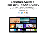 TV LED 50 - LG 50UQ91006LA, UHD 4K, Procesador α5 Gen5 AI Processor 4K, Smart TV, DVB-T2 (H.265), Azul Oscuro