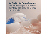 Recambio para cepillo dental - Philips Optimal White HX6063/87, Cabezal Sonicare, Pack 2+1, Blanqueador, Control antiplaca, Suavidad media, Blanco