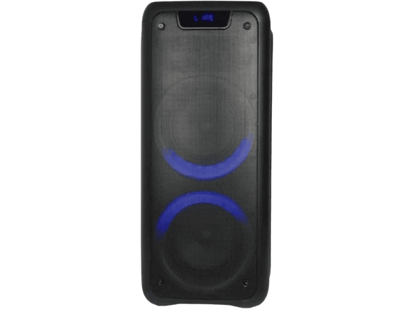 Altavoz de gran potencia - Vieta Pro Party 1, 150 W, USB, Micrófono, Micro-SD, Radio FM, Iluminación LED, Negro