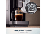 Cafetera superautomática - Cecotec Cremmaet Lungo Latte, Depósito de leche, 19 bares, 7 bebidas, Molinillo Acero inoxidable, depósito 2 L, Negro