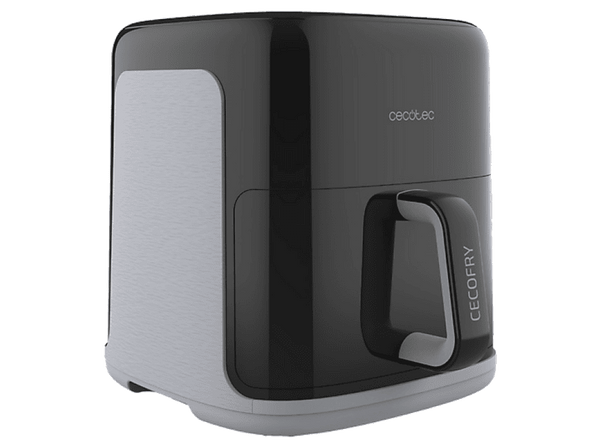 Freidora de aire - Cecotec Cecofry&Grill Smokin’Prime 6500, 2200W, 6.5l, Ahumador integrado, Diseño 3 en 1, Ventana, 10 menús, Grillin Style, Negro