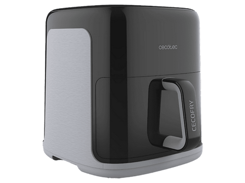 Freidora de aire - Cecotec Cecofry&Grill Smokin’Prime 6500, 2200W, 6.5l, Ahumador integrado, Diseño 3 en 1, Ventana, 10 menús, Grillin Style, Negro