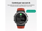 Smartwatch - Amazfit T-Rex 3, 1.5 AMOLED, Táctil, 27 días Autonomía, Silicona, Compatible iOS/Android, Lava Red