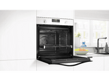 Horno - Balay 3HB5159B4, Serie Cristal, Multifunción, Hidrolítica, 71 l, Función Freidora de Aire, Aire Caliente 3D Profesional, 60 cm, Cristal Blanco