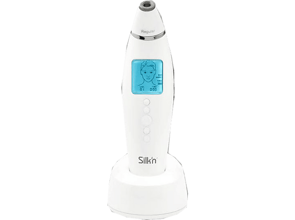Microdermoabrasión facial - Silk'n ReVit Prestige, Punta de diamante, Con 30 Filtros, 3 puntas