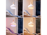 Bombilla inteligente - Philips  PHI WFB 50W GU10 GLASS 922-65 RGB 2PF/6, Luz blanca y multicolor, Pack 2, Blanco
