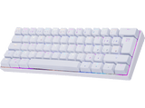 Teclado gaming - ISY IGK 5000-WT-ES, Cable 1.8 m, Mini, Retroiluminación, Blanco