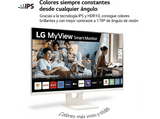 Monitor - LG 32SR50F-W, 32 , Full-HD, 5 ms, 60 Hz, Smart TV, webOS23, HDR10, HDMI 2.1, Blanco