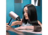 Secador - Cecotec DryGlam Nano Plasma, 1600W, 3 velocidades, 3 temperaturas, Concentrador, Difusor, 110.000 RPM, Función plasma, Negro
