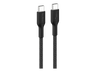 Cable USB - Belkin , CAB024 CAB024, 2m, Universal, USB-C a USB-C, 60W, Negro