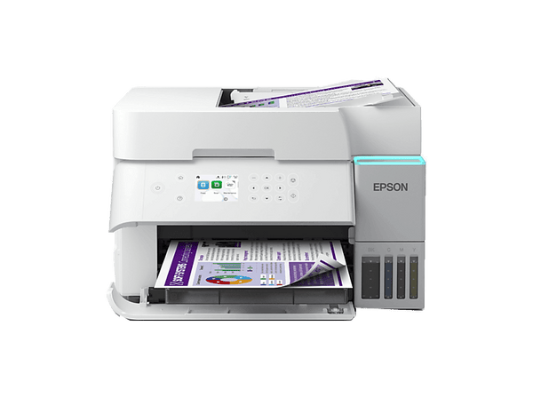 Impresora - Epson EcoTank ET-3956, Inyección de Tinta, WiFi, Escáner y Copia, A4, Blanco