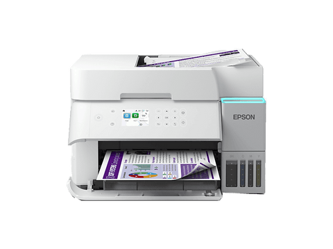 Impresora - Epson EcoTank ET-3956, Inyección de Tinta, WiFi, Escáner y Copia, A4, Blanco