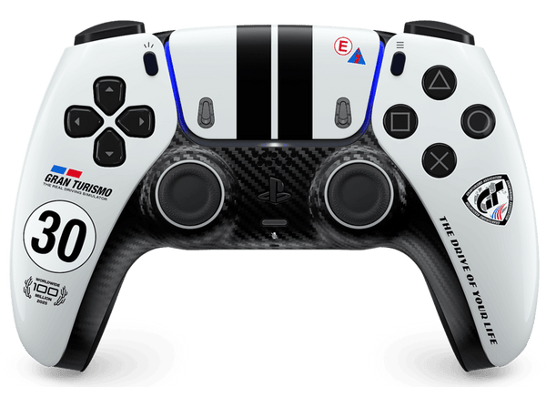 Mando PS5 - Sony DualSense® Wireless Controller. Gran Turismo® Limited Edition, Inalámbrico, Bluetooth, Blanco y Negro