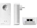 Kit adaptadores PLC - Devolo Magic 2 WiFi, Doble banda, 2400 Mbps, 2 unidades, Blanco