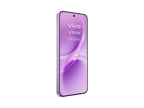 Móvil - vivo Bundle V70 FE, Muse Purple, 256GB, 8GB RAM, 6.83