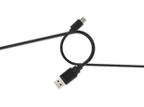 Cable USB - ISY IUC-1016, USB 2.0, USB-A a microUSB, 1.5m, 480 Mbps, Negro