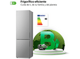 Frigorífico combi - LG GBV22NCBPY, No Frost, 203 cm, 387 l, DoorCooling™, FRESHConverter™, Inox antihuellas