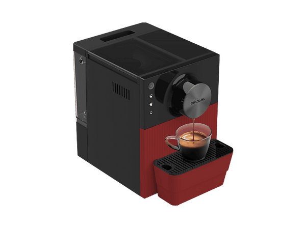 Cafetera superautomática - Cecotec Cremmaet Cube Red, 19 bar, 1350 W, 1.1l, Rojo