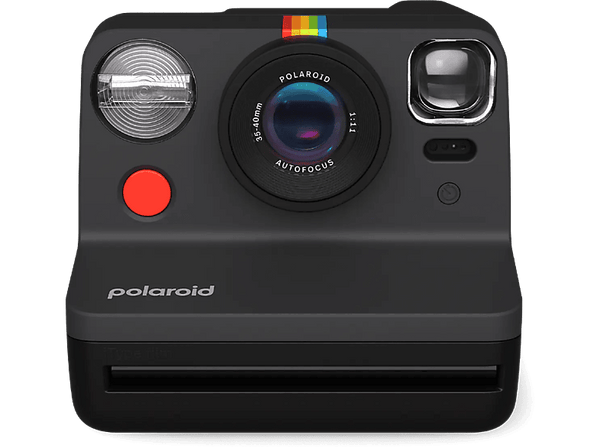 Cámara instantánea - Polaroid Now Generation 2, Flash preciso, Exposición doble, Batería recargable, Negro