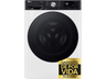 Lavadora secadora - LG F4DR7510AGW, 10/6 kg, TurboWash™360°, Steam™, Autodosificador, Blanco