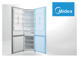 Frigorífico Combi - Midea Space Master MDRB600MME46, 443L, Total No Frost, 201 cm altura, Cajón 0º, Inox