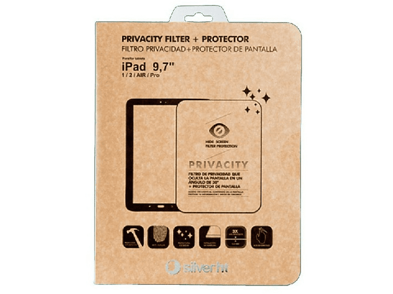 Protector Pantalla  - Silver Ht Protec. Pantalla Con Filtro Privacidad iPad 9.7P