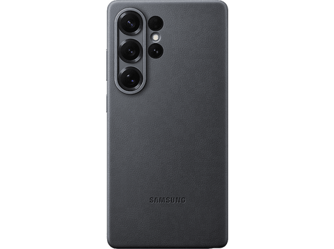 Funda - Samsung Kindsuit, Para Samsung Galaxy S25 Ultra, Cuero Vegano, Negro