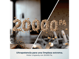 Robot aspirador - Cecotec Conga X100, 50W, Aspiración en seco/húmedo, Programable, Base de Carga, 20 kPa Succión, Negro