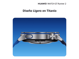Smartwatch - Huawei WATCH GT Runner 2, Reloj Inteligente con GPS Ultra Preciso en runnning, 14 días Autonomía, Maratón Mode, 5ATM, ECG, Pago NFC, Azul
