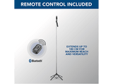 Palo Selfie - CellularLine SELFIE STICK MAX, Multifuncional, Rotación 360º, Extensible 180 cm, Bluetooth y control remoto, Negro