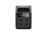 Estación de energía - EcoFlow Delta 3, 1800 W, 1024 Wh, IP65, 2x USB-C, 2x USB-A, 4x CA, 1x CC, Wi-Fi, Bluetooth, Negro