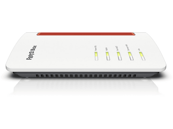 Router - AVM FRITZ!Box 7530 AX, 1800 Mbit/s, Wi-Fi 6, USB para NAS, LAN Gigabit, Conexión analógica, Blanco