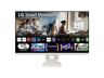 Monitor - LG 27U731SA-W, 27" UHD 4K, 60 Hz, 5 ms, Smart Monitor,  IPS, 2x HDMI, HDR10, Altavoces incorporados, Blanco