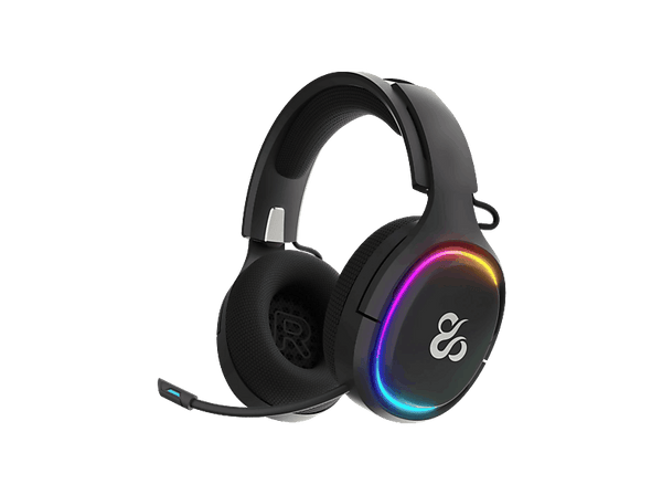 Auriculares gaming - Newskill Aton V2, Supraaurales, Bluetooth, Multiplataforma, 24h Autonomía, Negro